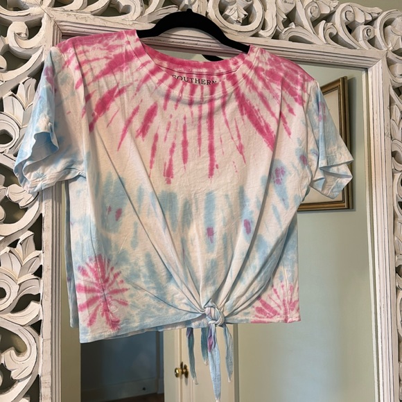 Tie-dye crop tee - Picture 1 of 3